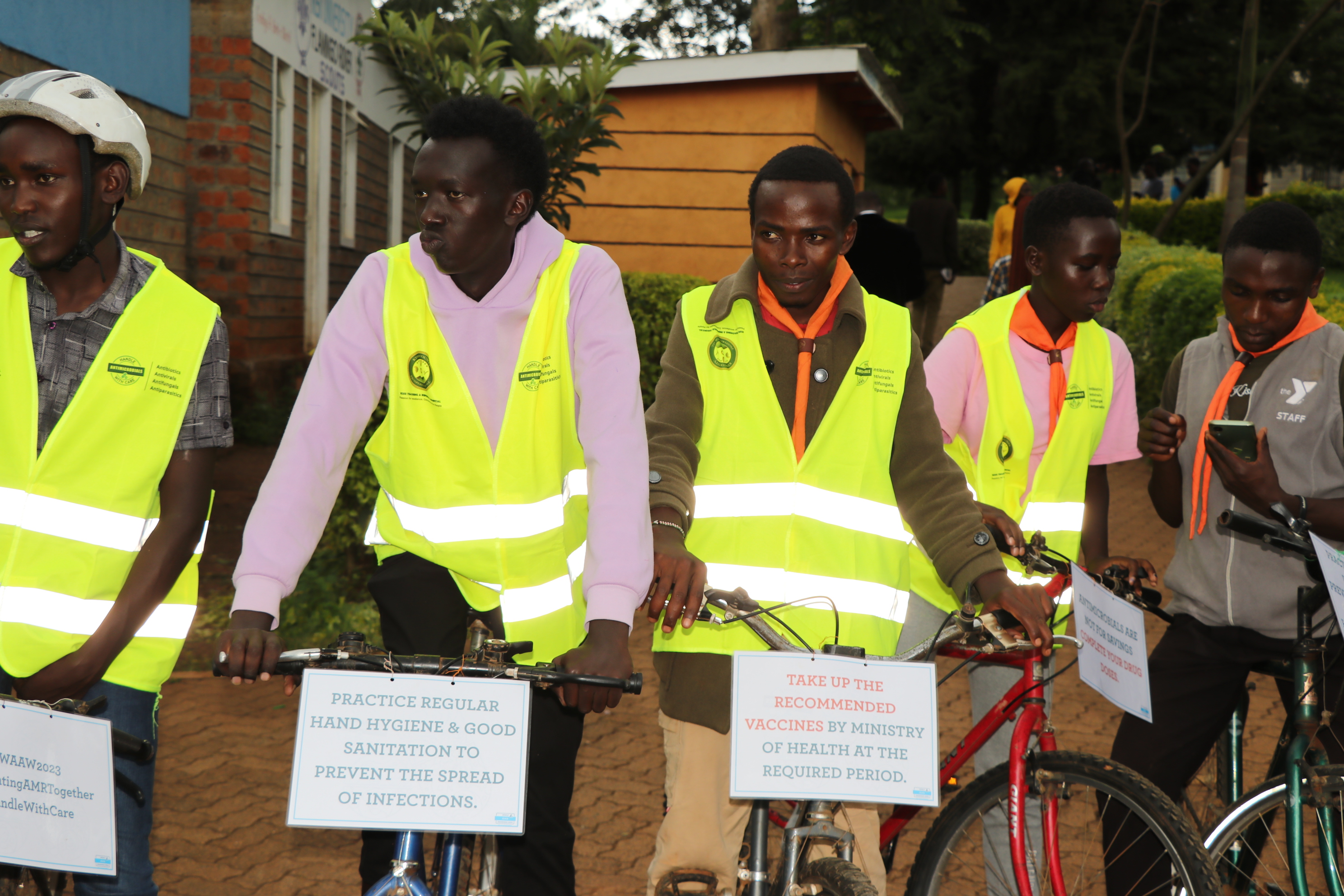 AMR Youth Cycling for AMR Awareness